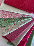 PRE-ORDER Holly Berry Holiday Quilted Patchwork Bow Kit