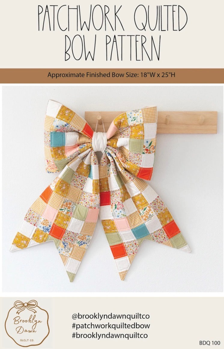 Patchwork Quilted Bow Pattern